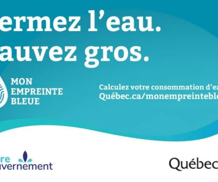 Campagne de sensibilisation à l'économie d'eau potable - Stratégie Québécoise d'Économie d'Eau Potable 2019-2015 du MAMH.