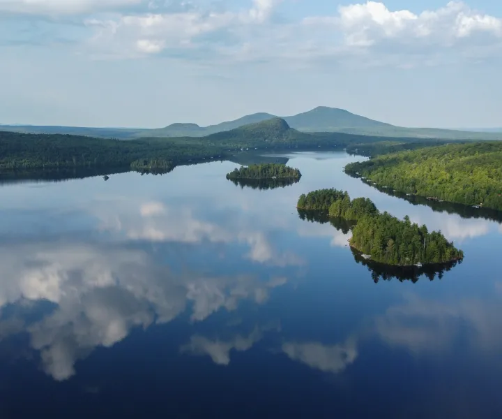 Lac Nicolet miroir