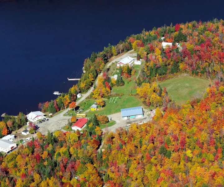 Camp Beauséjour vue aérienne