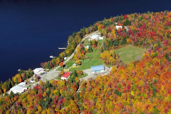 Camp Beauséjour vue aérienne