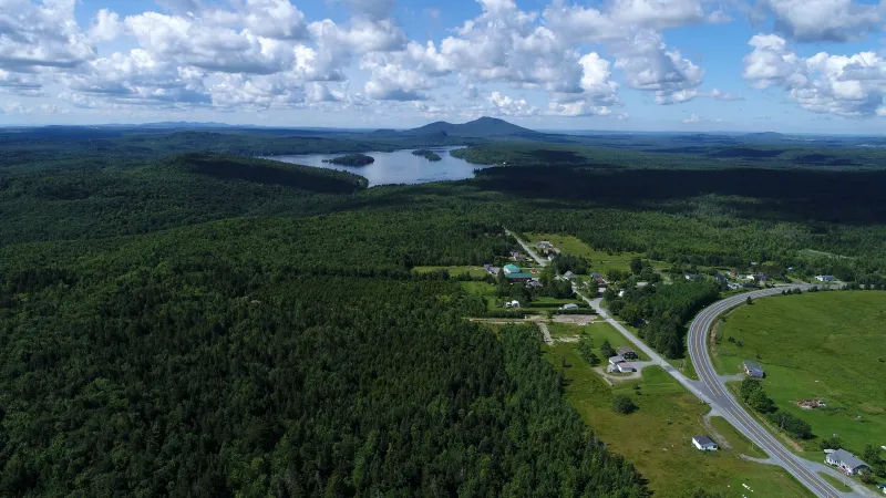 Municipalité vue des airs