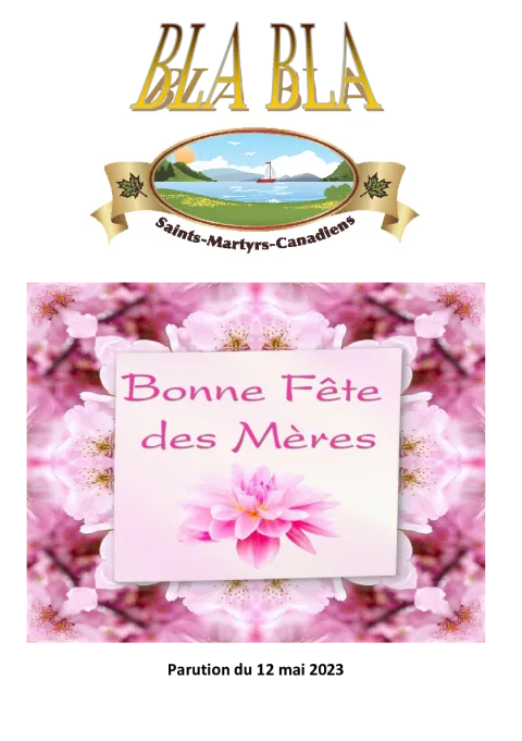 Édition du 12 mai 2023